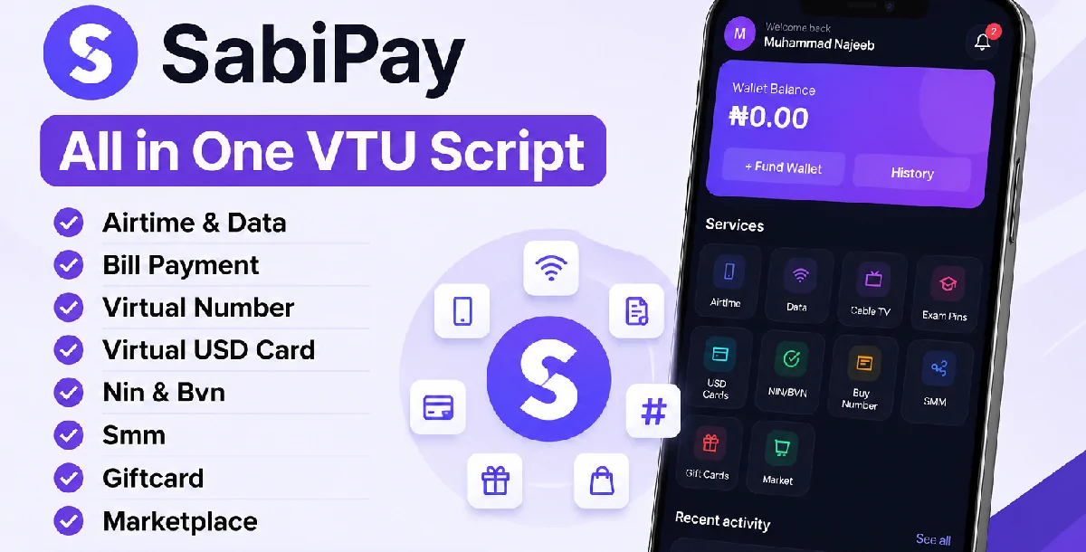 SabiPay - VTU Latest Version